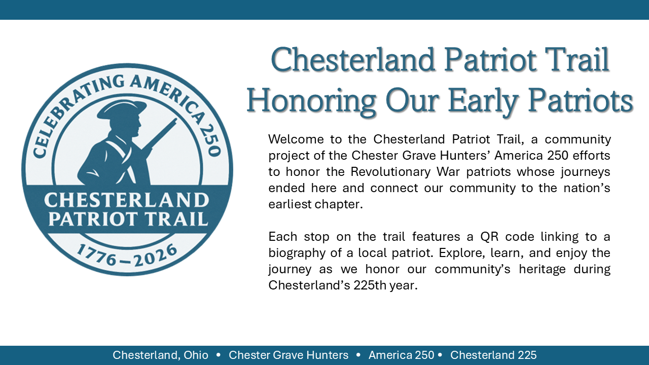 Chesterland Patriot Trail